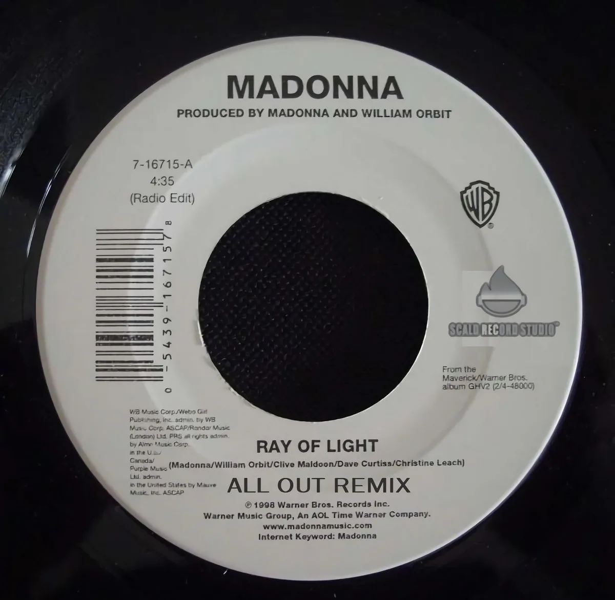 Ray Of Light (All Out Remix) — remix page artwork
